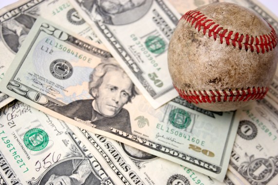 baseball and dollars